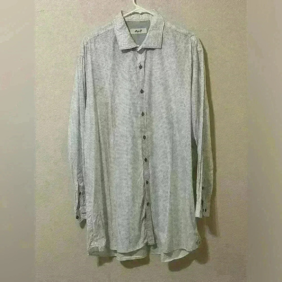 Borgo28 accent stitching long sleeve button down XXL - Picture 9 of 12